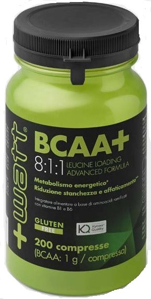 +Watt - BCAA+ 8:1:1 Leucine Loading Advanced Formula 200 cpr