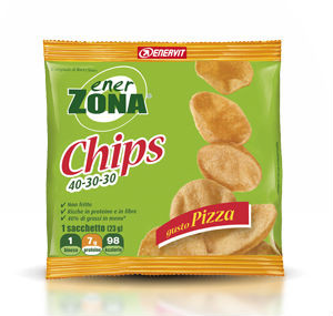 EnerZona Chips 40 30 30 minipack 1 blocco 25g. Gusto Pizza