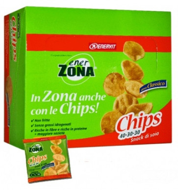 EnerZona Chips 40 30 30 confezione da 14 minipack da 25g. 