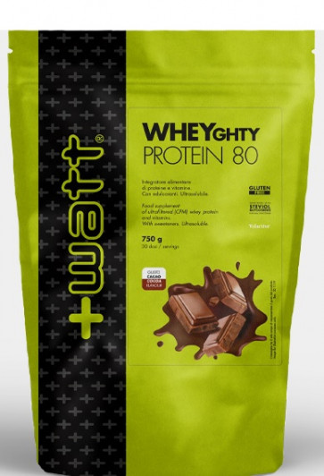 +Watt - Wheyghty Protein - Busta da 750 g