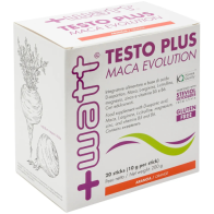 + Watt -  Testo Plus Maca Evolution 20 sticks  (10g ciascuno)