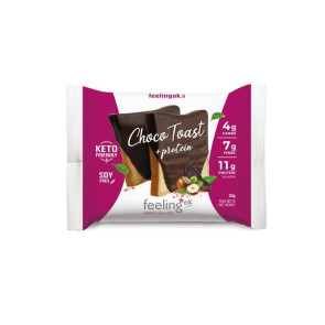 Feeling Ok  Choco Toast + Protein  50g