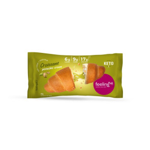 Feeling Ok Croissant + Protein 65 g Ripieno di crema al pistacchio