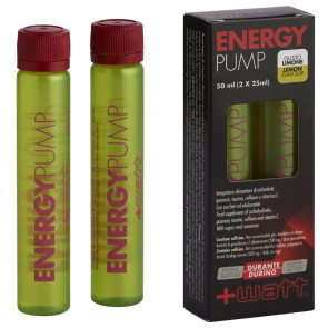 +Watt - Energy Pump - Confezione da 2 fiale gusto Limone