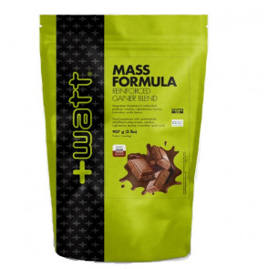 +Watt - Mass Formula Reinforced Gainer Blend - Busta907 g